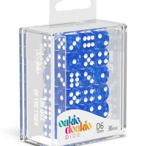 36 Dados 12mm Speckled Azul