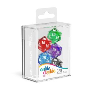 5 Dados Spindown Set Speckled