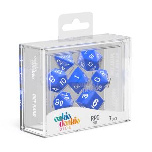 7 Dados Set Solid Azul