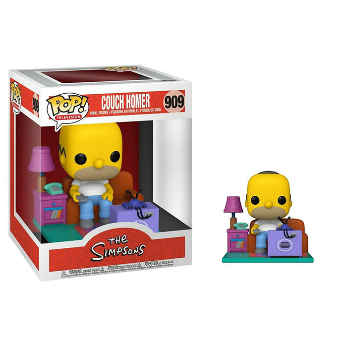 Funko Pop Homer Viendo la TV Los Simpsons en caja