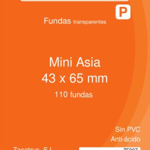 [ZF007] Fundas Zacatrus Mini Asia (43 mm X 65 mm) (55 uds)