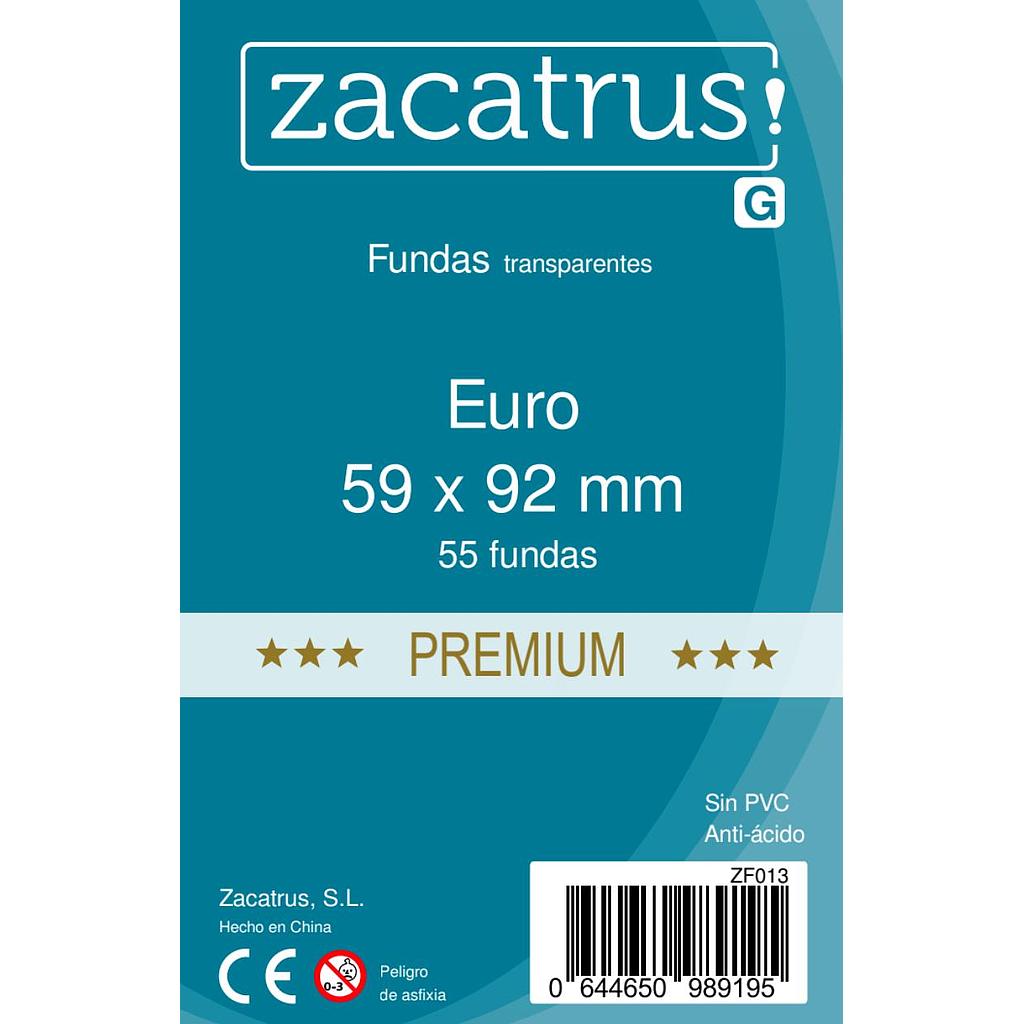 [ZF013] Fundas Zacatrus Euro Premium (59 mm X 92 mm) (55 uds)