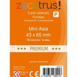 [ZF015] Fundas Zacatrus Mini Asia Premium (43 mm X 65 mm) (55 uds)