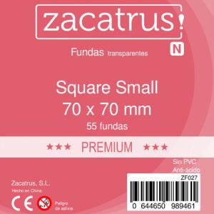 [ZF027] Fundas Zacatrus Square S premium (Cuadrada Pequeña) (55 unidades)