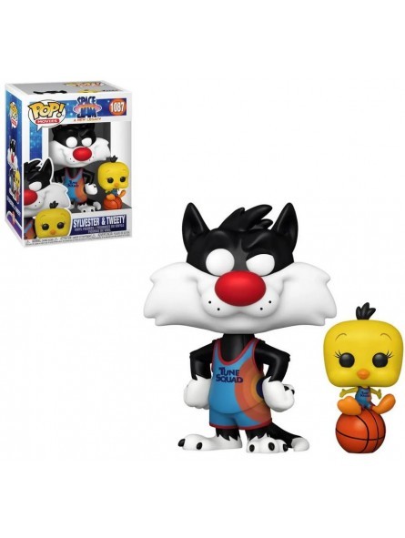 funko pop movies space jam 2 sylvester tweety 1087